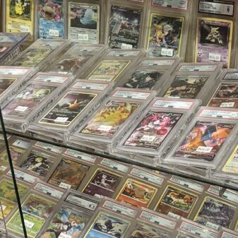 STVE - Display of cards, packs & slabs